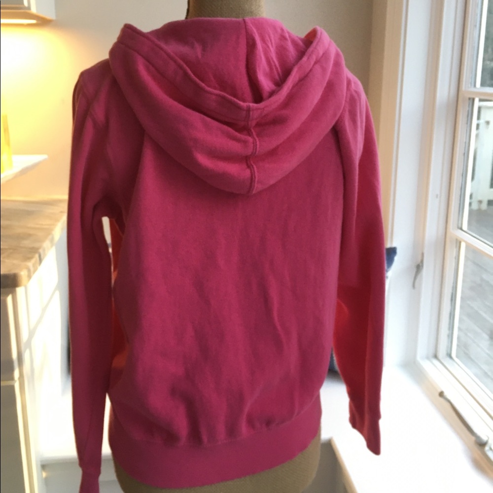 Pink Zipper Sweatshirt Hoodie - Picture 4 of 8